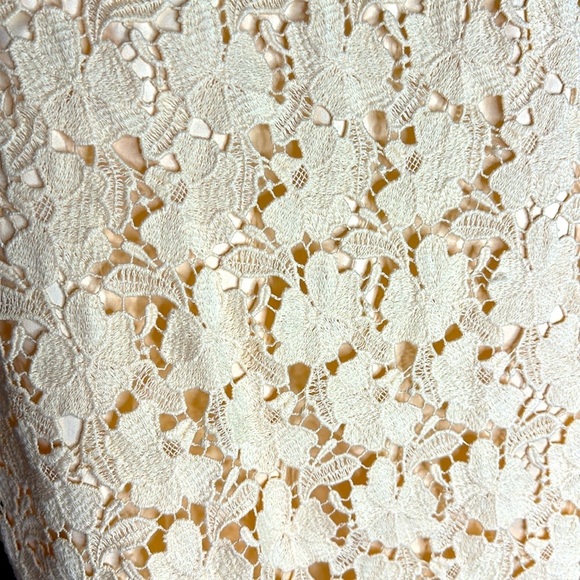 NWT! $280 Marciano Elegant Luca Lace Corset Dress in Soft Peach Size 8 - Picture 8 of 10